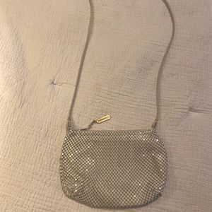 Whiting and Davis Vintage Cream Cocktail Purse